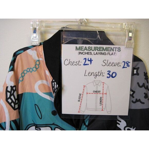 Screenshot Brand Colorful Graphic Bomber Jacket Size XL 1970s,‎ Hip Hop, Urban - Picture 7 of 7